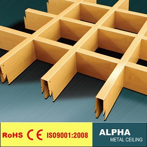 [Hot Item] Decorative Metal Suspended False Ceiling Design System Open Cell Aluminum Grid