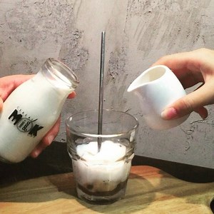 Our DIY iced coffee is now available! Create your own ice coffee by these easy steps. Step 1:Pour milk. Step 2: Pour sugar syrup Step 3: Stir your coffee made of espresso cubes covered with a layer of creamy froth. Step 4: Enjoy! #yellowcupcoffee #nookdiycoffee #espressocubes #homemadecubes | Nook cafe & bar