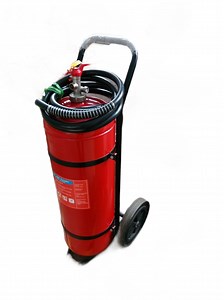 [Hot Item] 50kg CE Approved Trolley Fire Fighting Fire Extinguisher for Wholesale Price