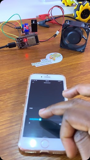 20K views · 94 reactions | Fan Speed Control with ESP32 on Arduino IoT Cloud #arduino #technology #engineering #DIY | Upload Ideas with Itamar | Facebook