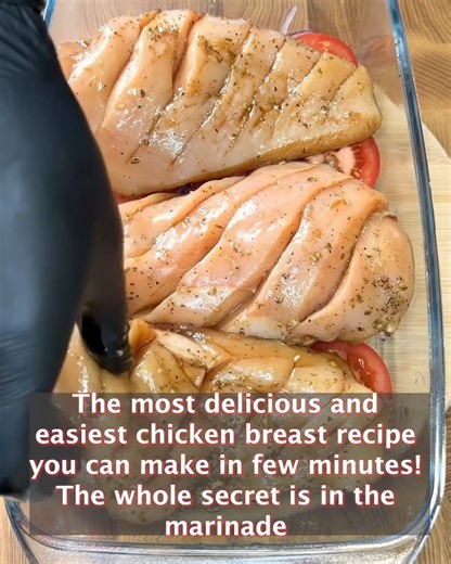 1K views | This is the most delicious and easiest chicken breast recipe you’ll ever try, ready in just a few minutes! The secret lies in the marinade, which makes the chicken incredibly juicy, tender, and packed with flavor. Perfect for weeknight dinners or impressing guests—once you try it, you’ll never cook chicken breast any other way! | The Tasty Table | Facebook