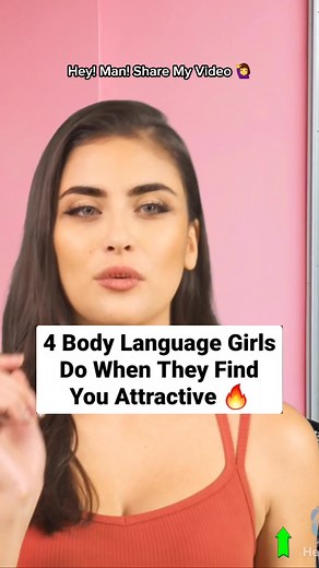 525K views · 2.3K reactions | 4 Body Language Girls Do When They Find You Attractive Part 2 #BodyLanguage #girls #attractive #attraction #psychology #Dating #datingadvice #datingtips #datingcoachformen #love #reels #reelsfb | Dating by Julia | Facebook