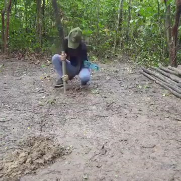 1.5K views · 58 reactions | Homeless Girl Living Off Grid Build a New Place to Live GIRL THE BUILDER | Jungle Survival star | Facebook