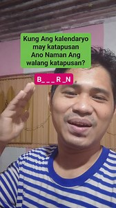 Walang katapusan😭 #fbreelsfypシ゚ #kalendaryo #katapusan | Felix Inodeo Obrero