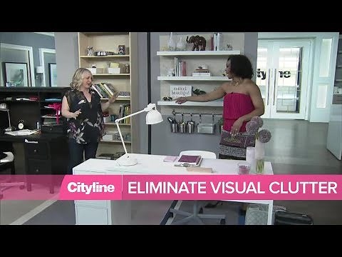 How to eliminate visual clutter for a productive space