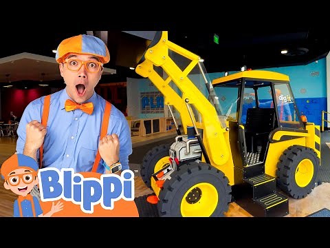 Excavators with Blippi! | Fun Learning Construction Vehicles | Educational Videos For Kids