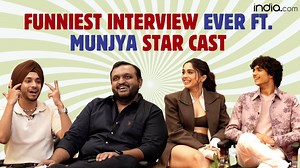 The star cast of Munjya spoke exclusively to Tanya Garg from...