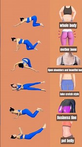 Full-body workout at home for body shaping and fat burning 🔥! #bodyshaping