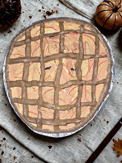 Apple pie anyone? #applepie #applepiemakeup #piemakeup #piesfxmakeup #glammifiednightmarecollab Glammified Nightmare Babes Caroline Ann Locke | Reanna Hill