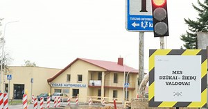 Darbai Ulonų, Pulko ir Santaikos gatvių sankryžoje bus pradėti tinkamu oru