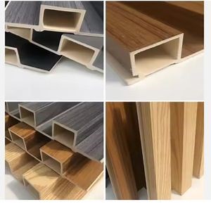[Hot Item] PVC Coating Cladding Fluted Wall Board WPC Panel Office Building WPC Wall Panels for Interior Decorative