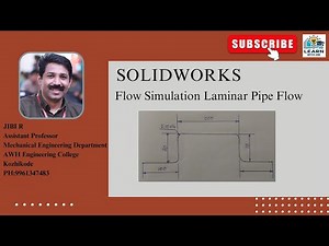 SolidWorks -Flow Simulation Laminar Pipe Flow