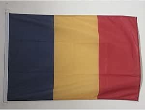 Chad NAUTICAL Flag 18'' x 12'' - Chadian flags 30 x 45 cm - Banner 12x18 in for boat - AZ FLAG