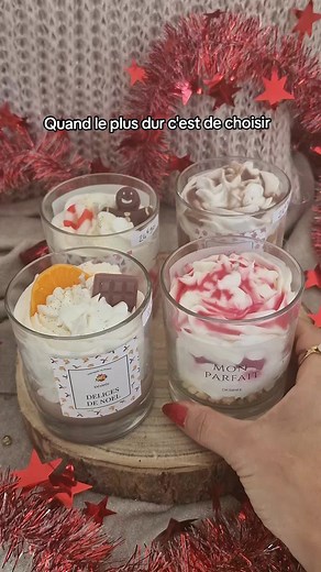 Laquelle tu choisirais toi ? 😄 Ca, c’est un vrai problème. On est d’accord que choisir une seule bougie, c’est impossible ? Parce que moi, je n’y arrive pas 😅 Elles n’ont pas la même odeur, pas la même ambiance, et clairement pas le même effet selon le moment 🕯️ Finalement, le plus dur, ce n’est pas de les créer, mais bien de choisir laquelle allumer 🫣 🔥 Allumez. Sentez. Kiffez. 🔥 #bougiegourmande #bougieartisanale #bougieparfumee