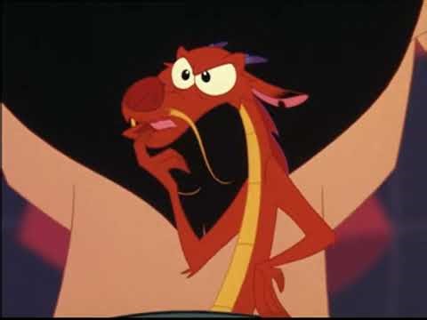 Mulan (1998) - Mulan meets Shang (Mainland Chinese VCD rip) / 《花木兰》（1998）-- 木兰从军（中国大陆VCD翻录版）