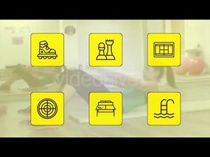 Fitness Icons // Icons Animated After Effects Template