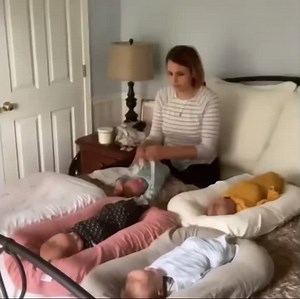 ❤️ #NeverStopExploring #infant #quadruplets #swaddle #snuggleme