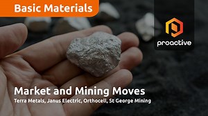 Just The Facts: Terra Metals, Janus Electric, Orthocell, St George Mining