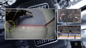 Through the net, literally 😲 | KHL