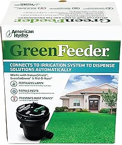 GreenFeeder Automatic Liquid Injector System, Works with Residential or Commercial Lawn Irrigation System, Use with NatureShield or GrassSoGreen