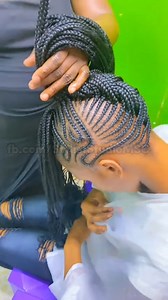 A stunning ponytail braid with creative swirl patterns — combining clean precision and artistic design in every section. 🌿 #braidedhairstyles | Stylist Studio