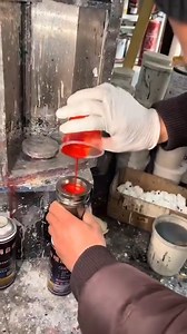 Lava Orange Color Grading Demonstration! #mechanic #repairlifestyle #automotive #repair #restoration #viral #shorts #reels | Repair Lifestyle