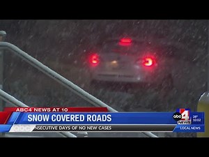 Snowy Road Conditions in Utah Tonight