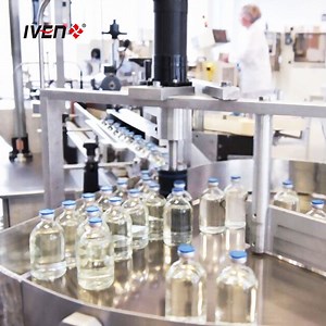[Hot Item] Automatic Glass Bottle IV Solution/Ivf/IV Infusion Washing Sterile Filling Capping Labeling Packing Production Line with Clear Purification Zone