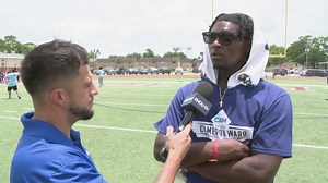 Cam Ward hosts youth camp in his hometown, talks Titans and rookie year