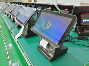 [Hot Item] 15 Inch POS Terminal Touch Screen Tablet Type with Printer, Cash Drawer, Barcode Scanner