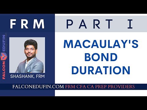 Bond Duration Modified Duration and Effective Duration | FRM CFA CA Final