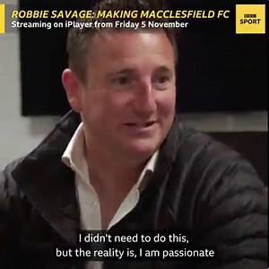 52K views · 241 reactions | A former Premier League star, a local businessman, and the rebuilding of a bankrupt club. This is the story of Macclesfield FC.  Robbie Savage: Making Macclesfield FC | Streaming on @bbciplayer from Friday | Match of the Day | Facebook