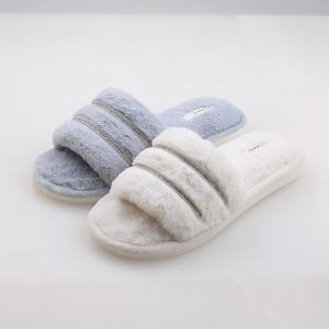[Hot Item] Corifei Fur Slippers Woman Plush Home Slippers