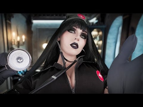 Goth Nurse Gives You a Very Reluctant Medical Checkup 🖤 ASMR Roleplay