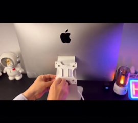 Vesa Adapter Plate Bracket Kit for Pre-2021 Version of The iMac Series Monitors Vesa Up to 100x100 Aluminum Alloy