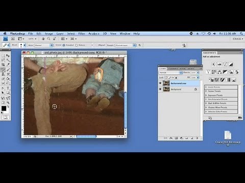 How to Remove Creases in Photographs With Photoshop : Graphic Design