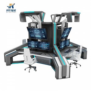 [Hot Item] Kehua Fuwei Modern Classroom Computer Desk for Public Safety Dispatch Needs