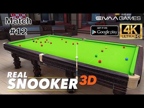 Real Snooker 3D Android on PC [4K 60FPS HDR] Gameplay | Match 12