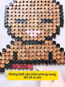 Ghép tranh bằng sáp niêm phong: thử nghiệm ghép hạt bằng sáp (P2)