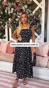 15K views · 34 reactions | Brunch ready in our 'Printed Frill Strap Midi Dress' 懶 | AX Paris | Facebook