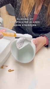 15K views · 110 reactions | I like to glaze the inside and the leaf...
