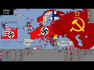 World War II in Europe with Flags: Every Day