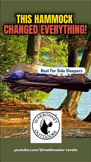 Warbonnet Ridgerunner: The BEST Hammock for Side Sleepers (Backpacking)!