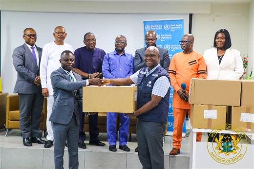 WHO supports Ghana with health commodities to combat meningitis