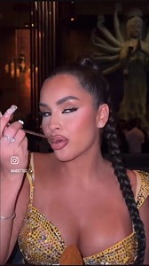 Looking for bling? This gorgeous dress is delicately made with silver rhinestones, gold mesh (see through) and plastic mirror plates and stones all over the dress. | Angel Brinks Fashion | Facebook