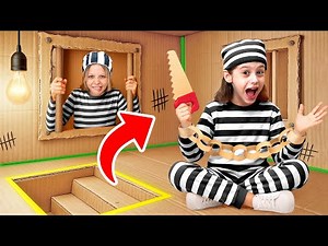 Eva Escape from CARDBOARD PRISON Challenge