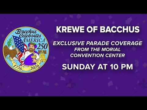 Exclusive Parade Coverage of the Krewe of Bacchus
