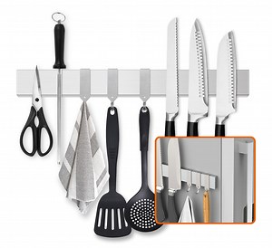 [Hot Item] Double Sided Magnetic Knife Holder Kitchen Knife Holder Knife Rack Tool Holder