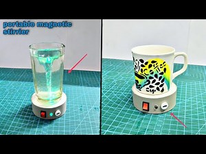 Making an Magnetic Stirrer | how to Automatic Coffee Mixing Cup at home |