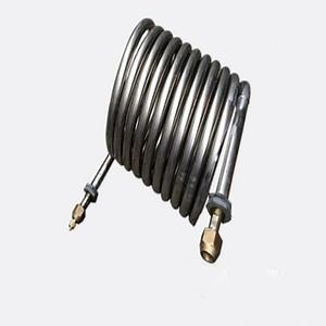 [Hot Item] Swimming Pool Heat Pump Threaded Titanium Tube Coaxial Sleeve Heat Exchanger